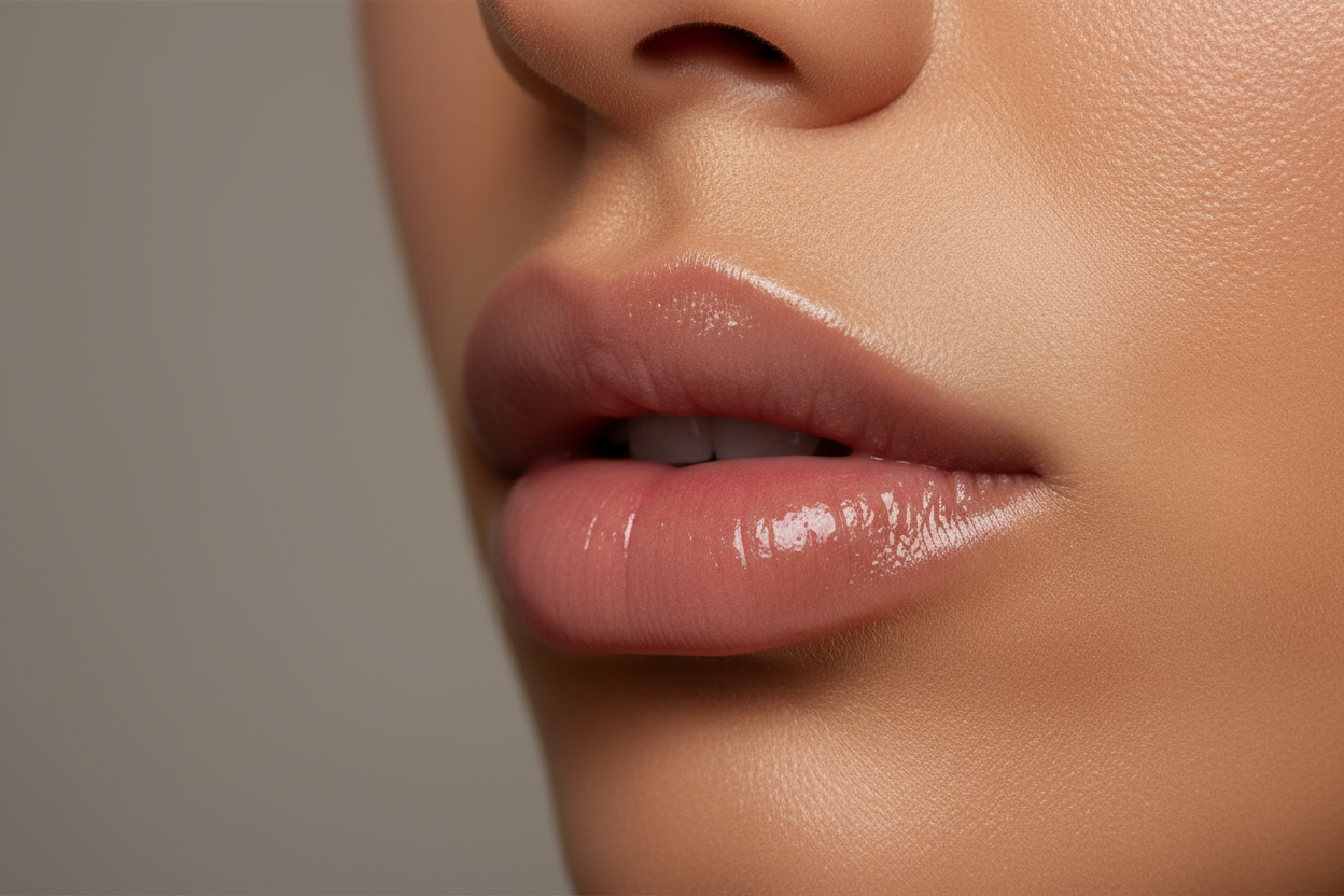 make the lips a little bigger and juicier